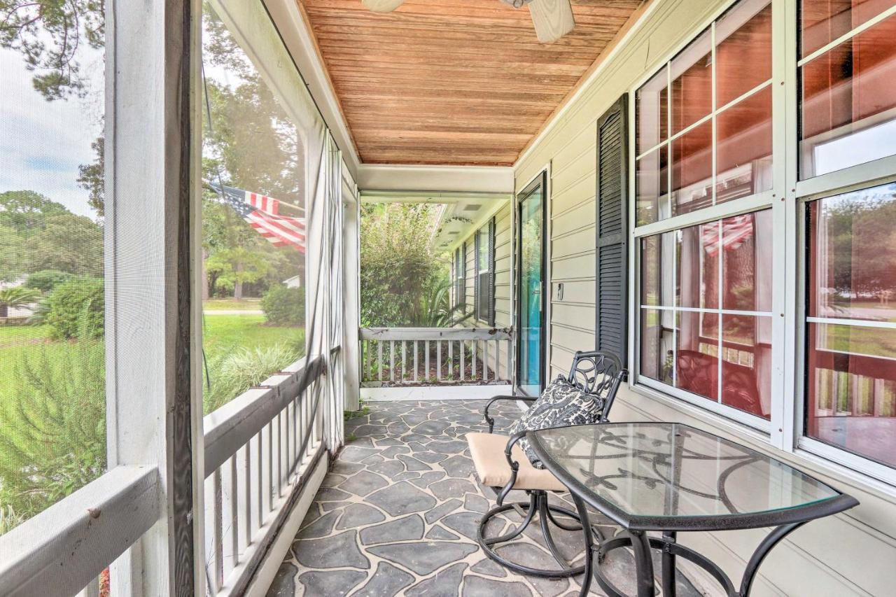 Peaceful Beaufort Home With Front Porch And Grill Exteriér fotografie